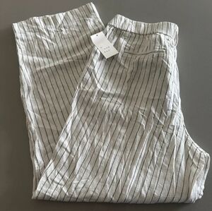 Striped Gray Women's Pants